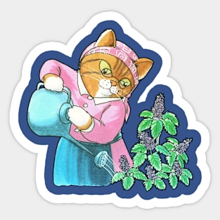 Meowmaw's Flower Garden Sticker